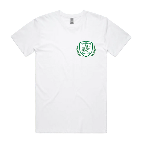 White front flat lay